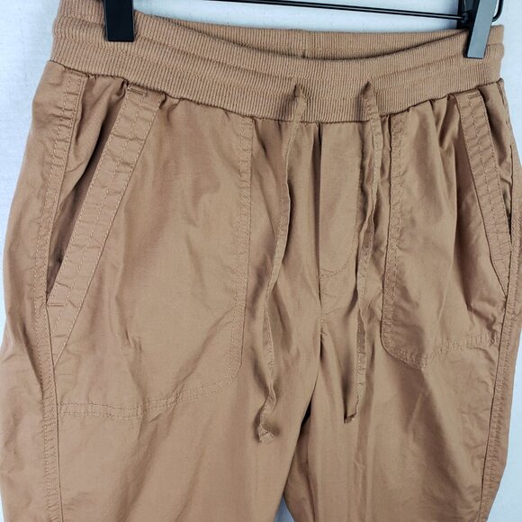 PACT Jogger Pants Organic Cotton size XS Caramel Brown Boho Resort Lounge Casual - Picture 9 of 9